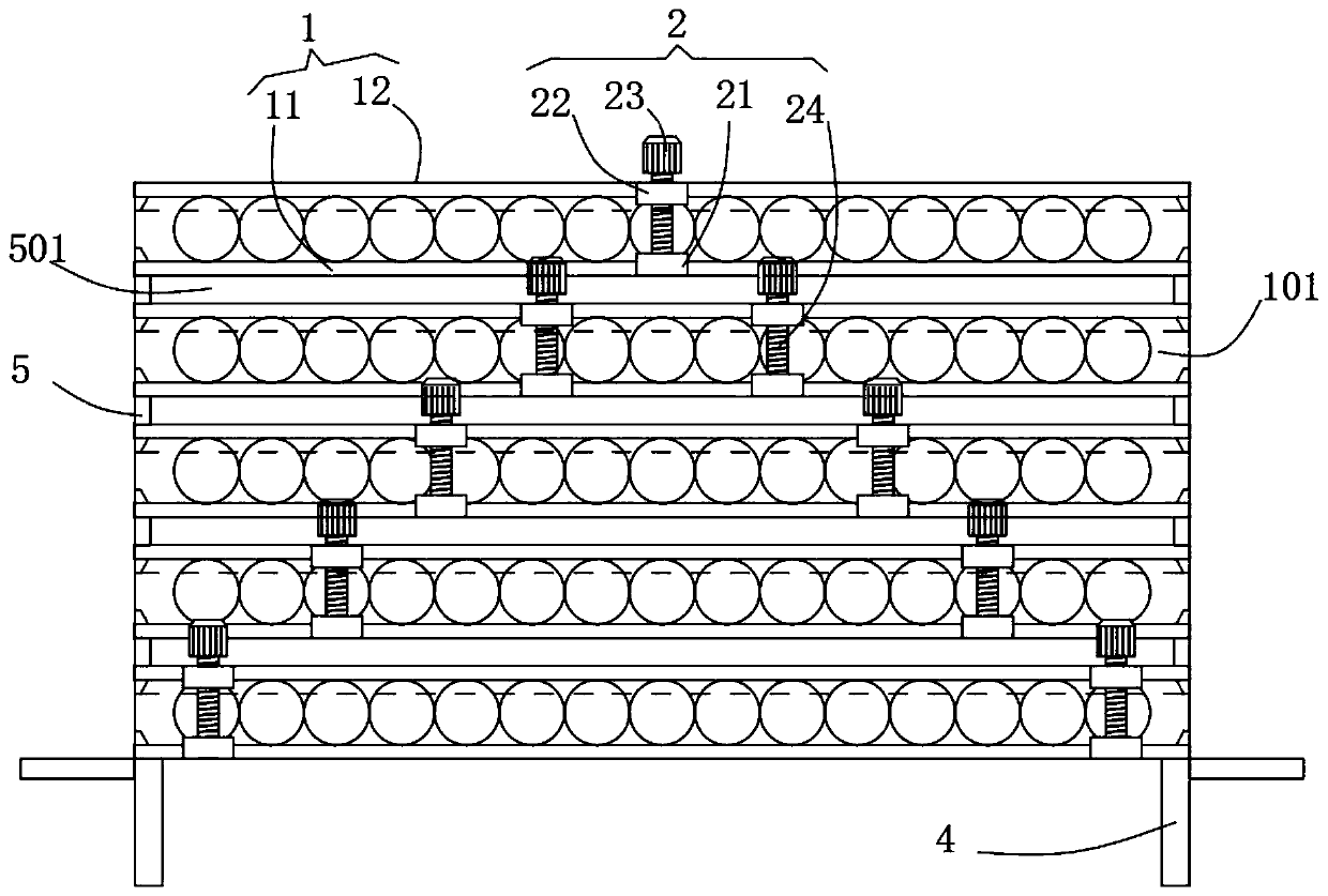 Cell roasting grid for manufacturing batteries