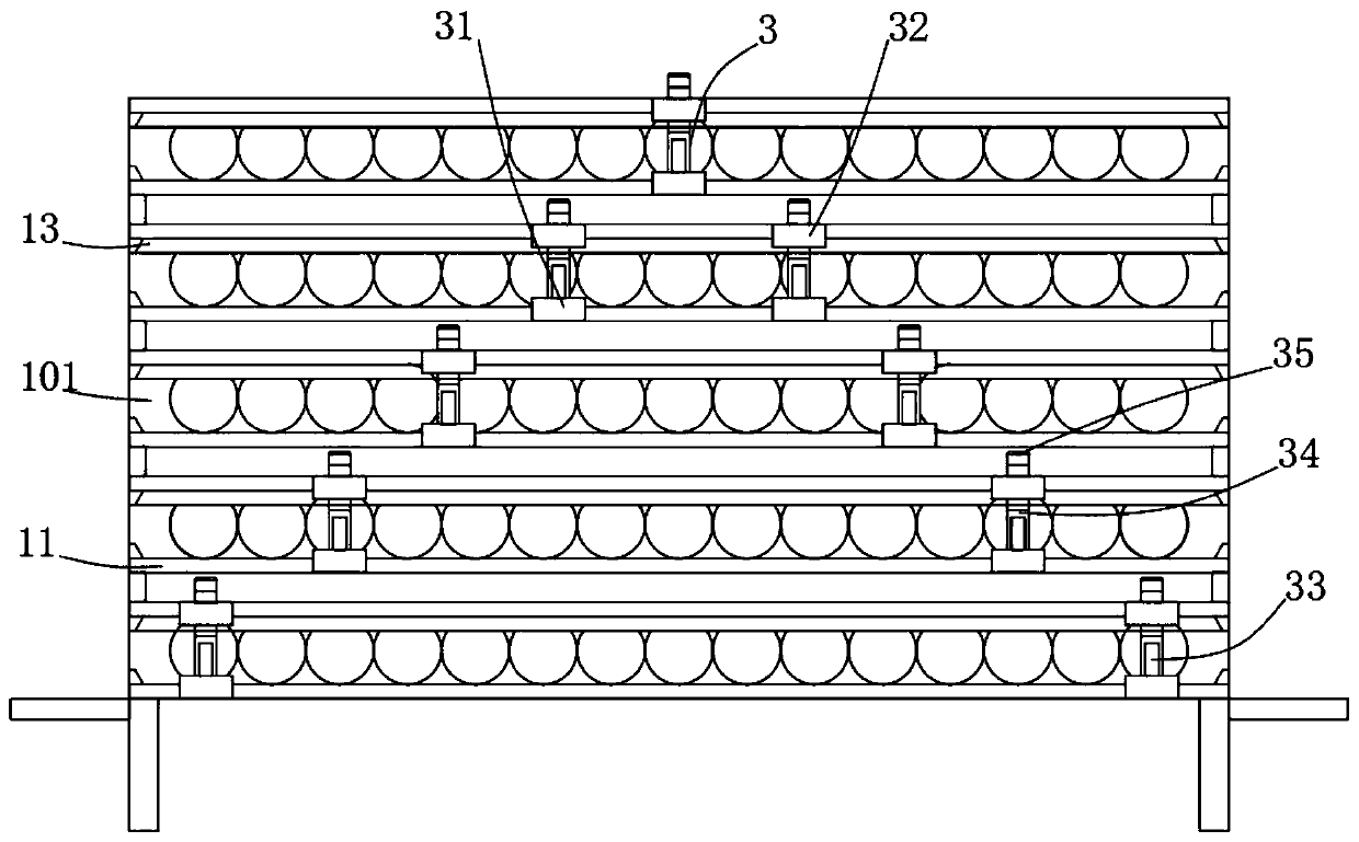 Cell roasting grid for manufacturing batteries