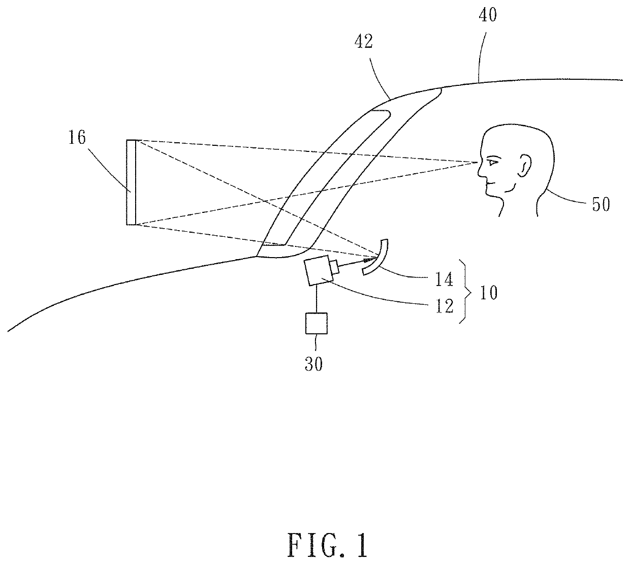 Display device for vehicle