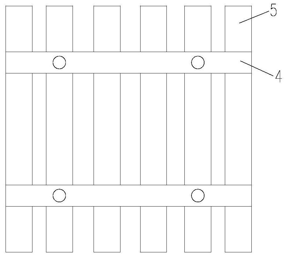 Fabricated metal support foundation for 330kV power transmission line project and construction method of fabricated metal support foundation