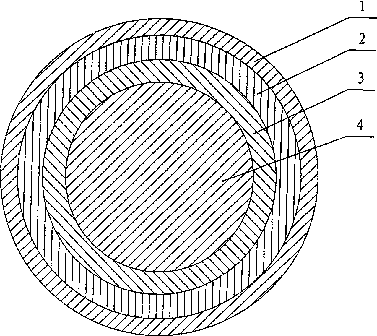 Preparation method for aluminum enamel covered wire