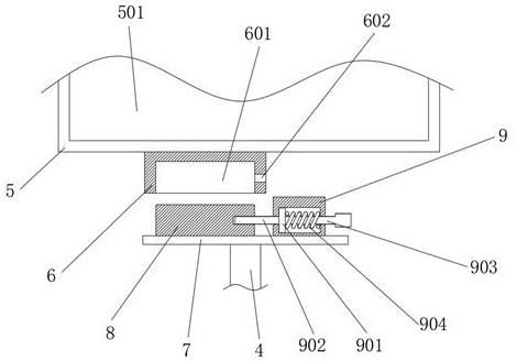 Anti-sputtering grinding device for door and window hardware machining