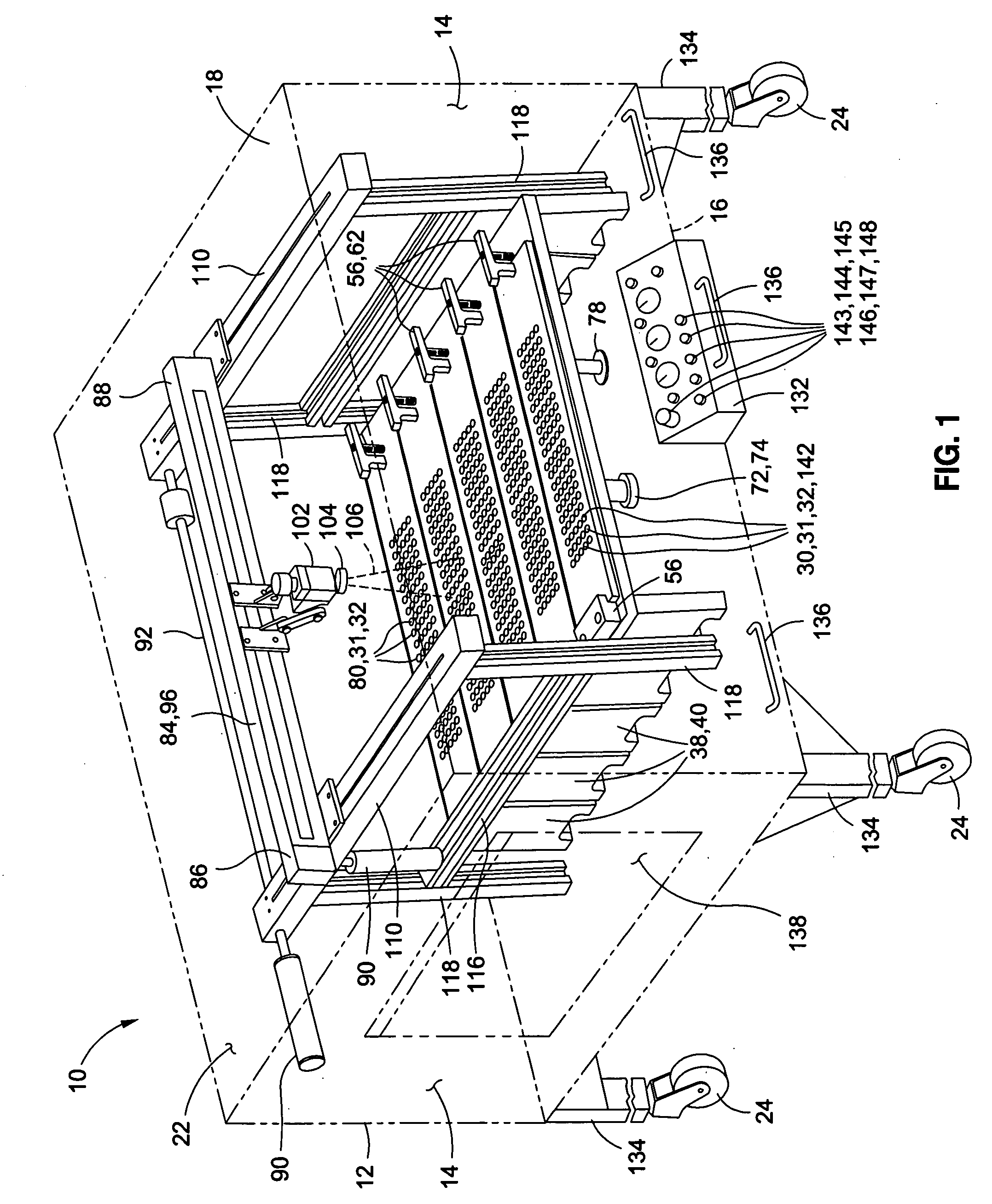 Controlled environment fastener head painting device and method