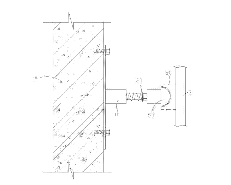 Connecting suspender for wall decoration panel and installation method for wall decoration panel