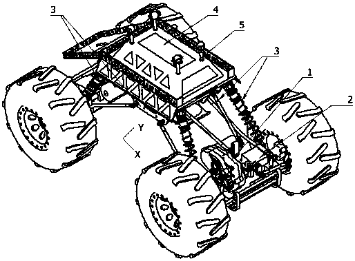 Mountain exploration off-road vehicle based on six-bar mechanism