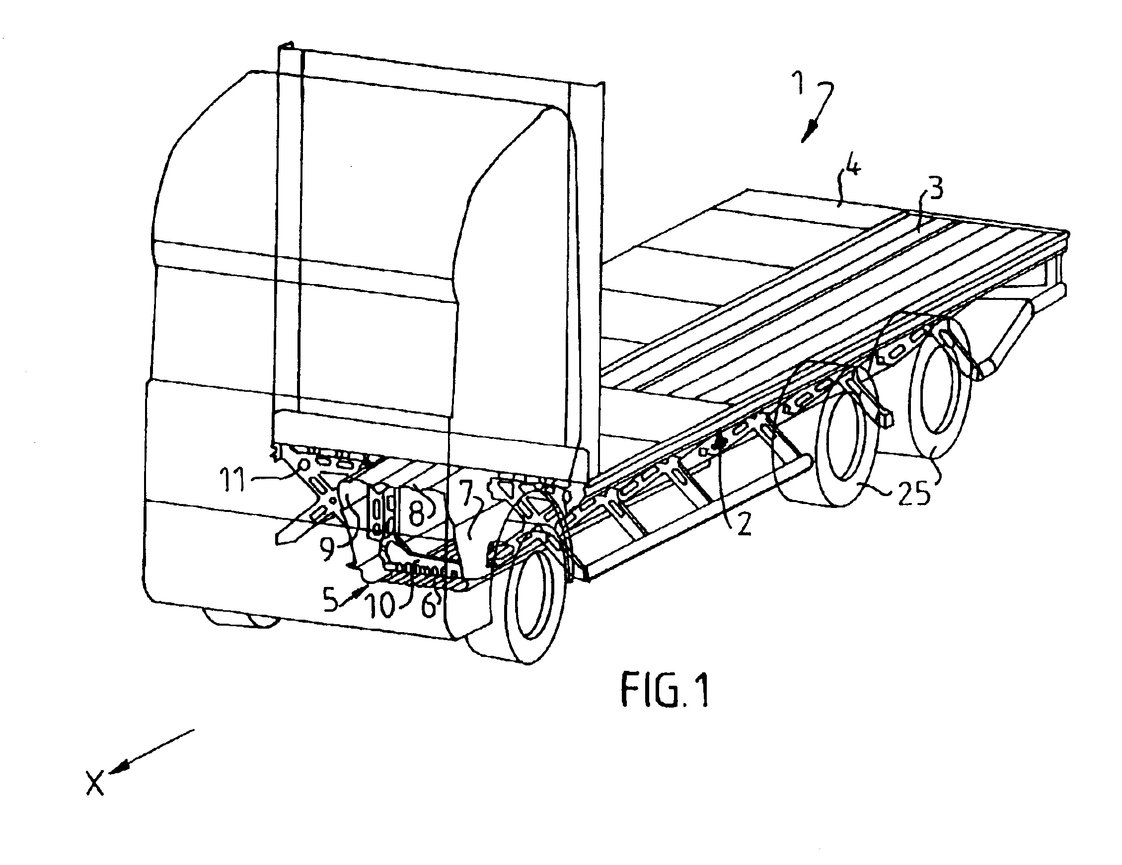 Rear axle arrangement for a heavy vehicle