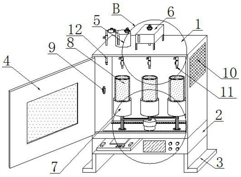 Microbial bacterium culture device for improving culture environment