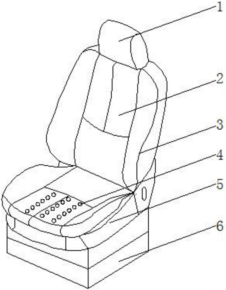 Automobile seat capable of being remotely controlled and adjusted