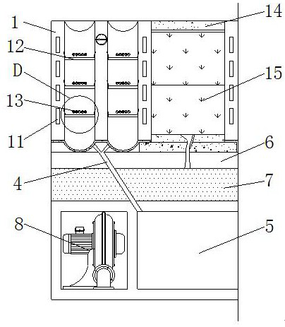 Side slope protection device for collecting and utilizing rainwater