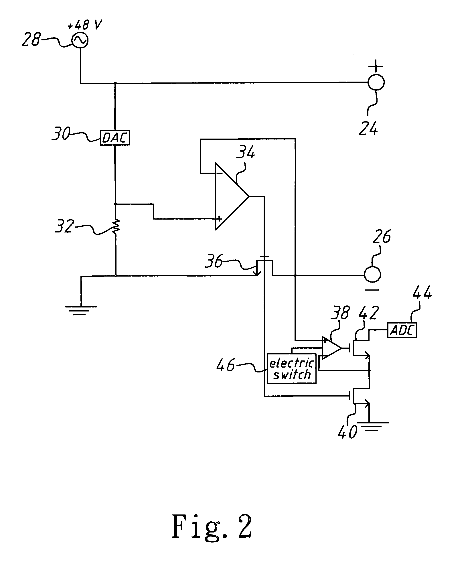 Control circuit for current detection