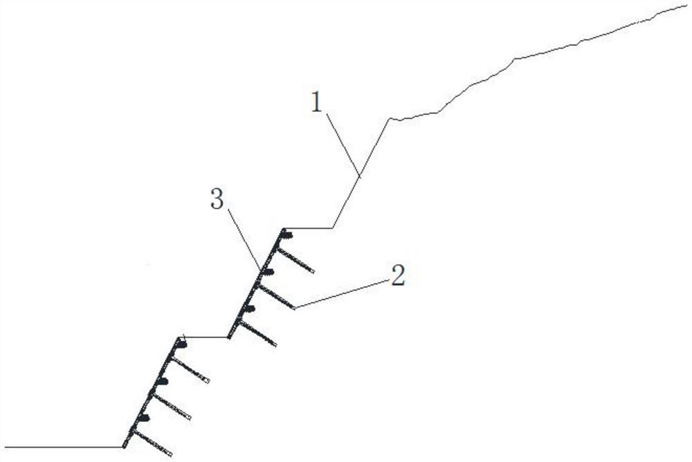 UHPC fabricated soil nailing wall structure and construction method