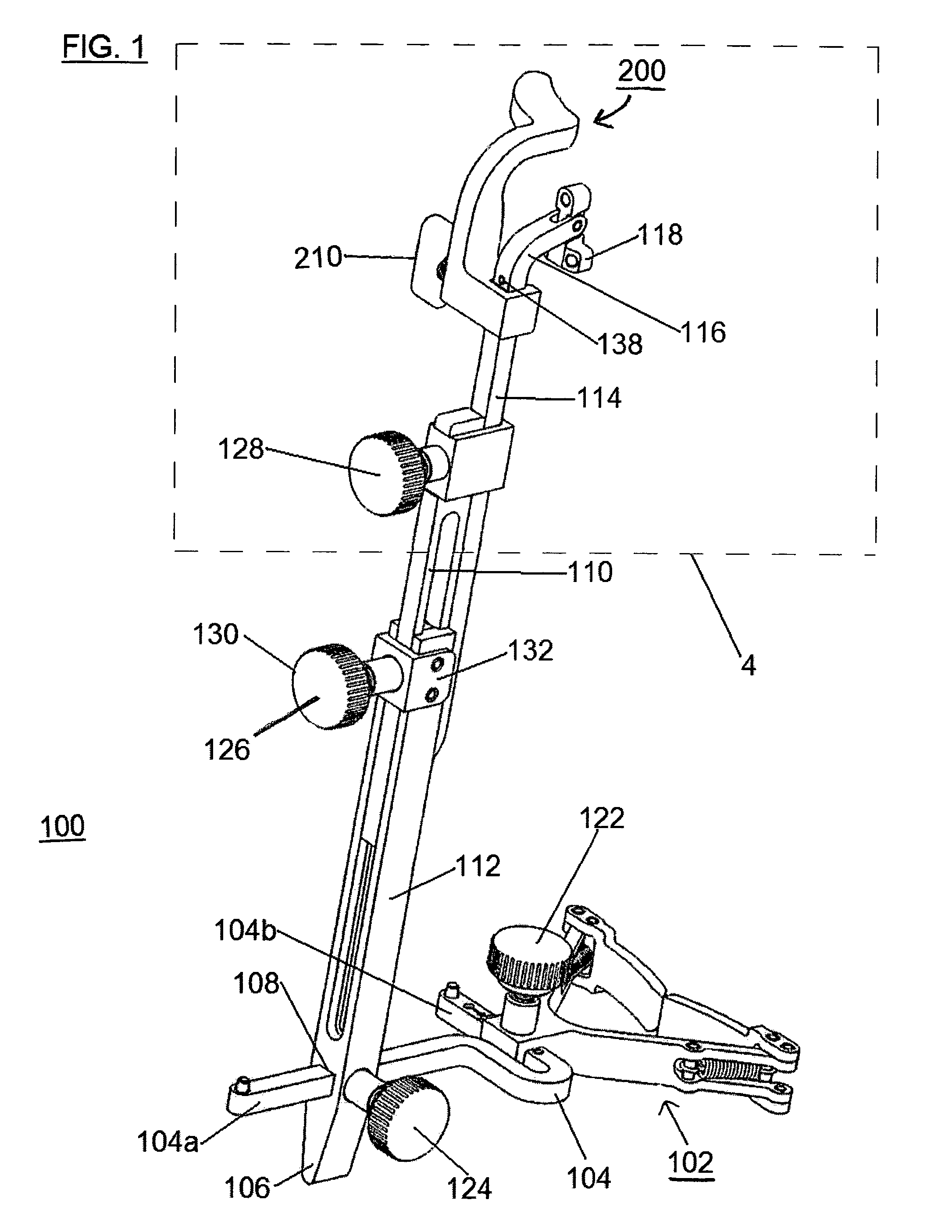 Unicondylar knee instrument system