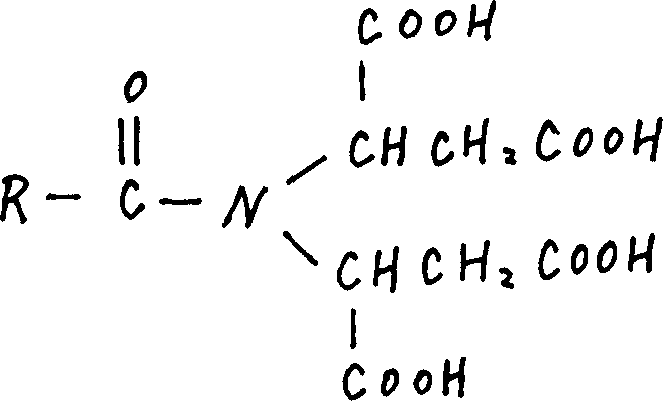 Degradable chelate surfactant and producing method