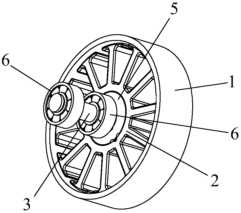 Fixed shaft type outer rotor brushless motor