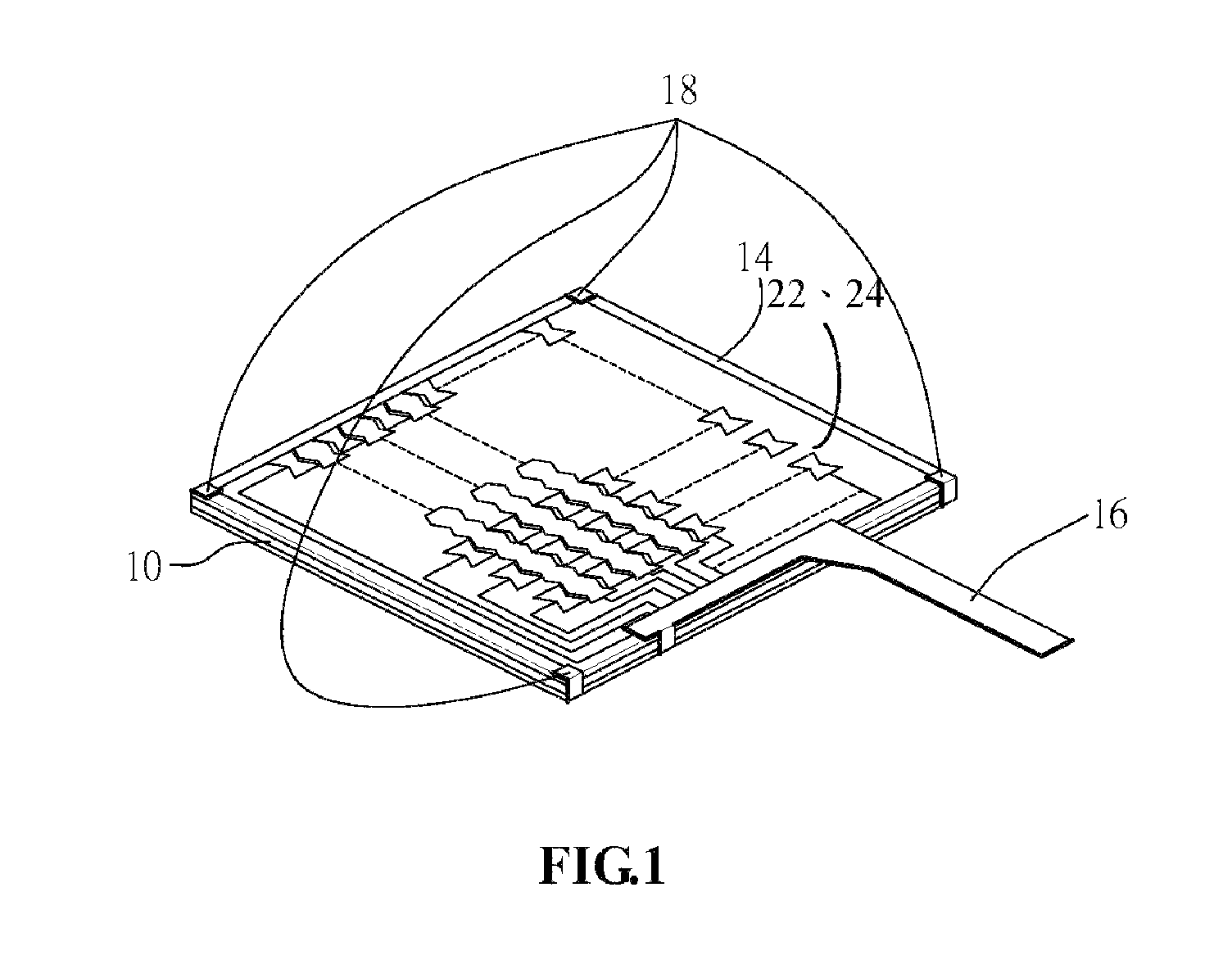 Touch panel having a shielding structure and method of manufacturing the same