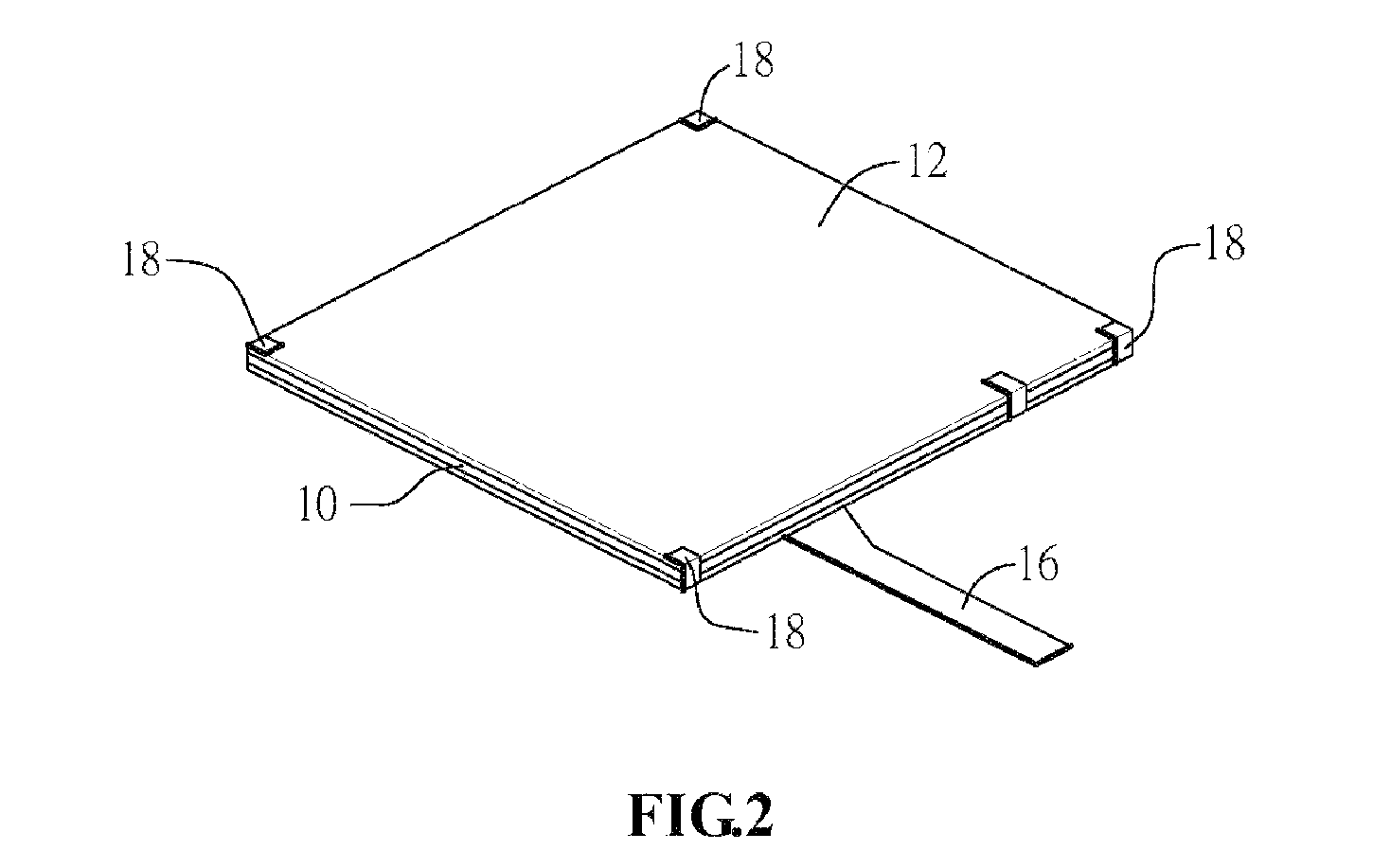 Touch panel having a shielding structure and method of manufacturing the same