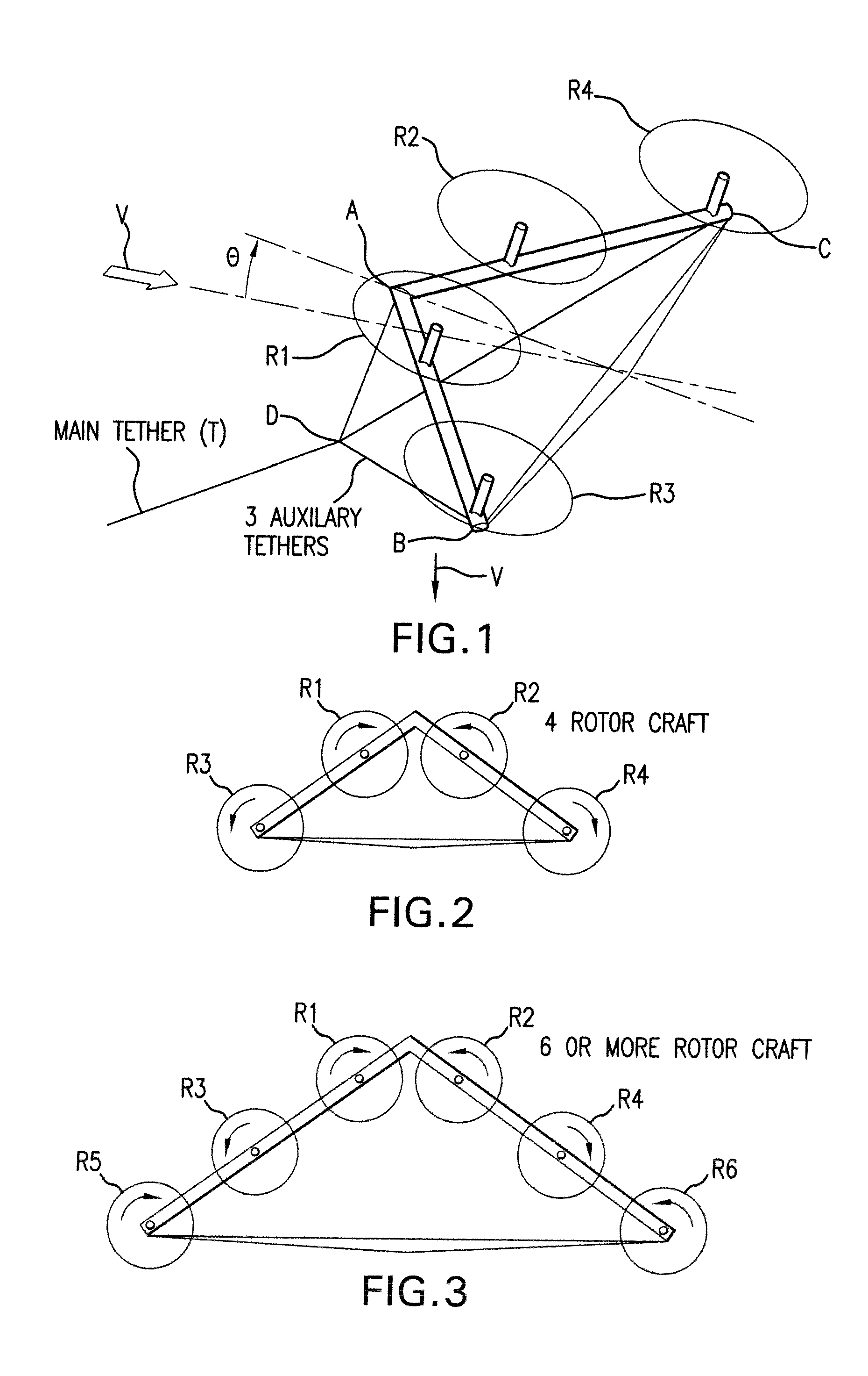 Tethered airborne wind-driven power generator