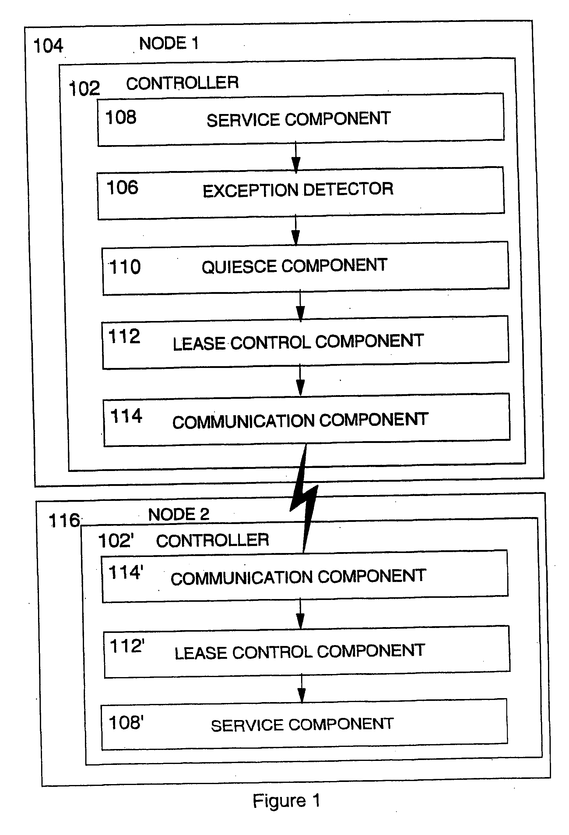 Controlling service failover in clustered storage apparatus networks