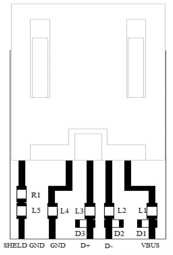 Universal serial bus (USB) connecting device and electronic product