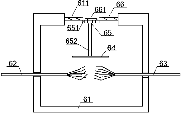 Construction device for washing coal ash stirring device