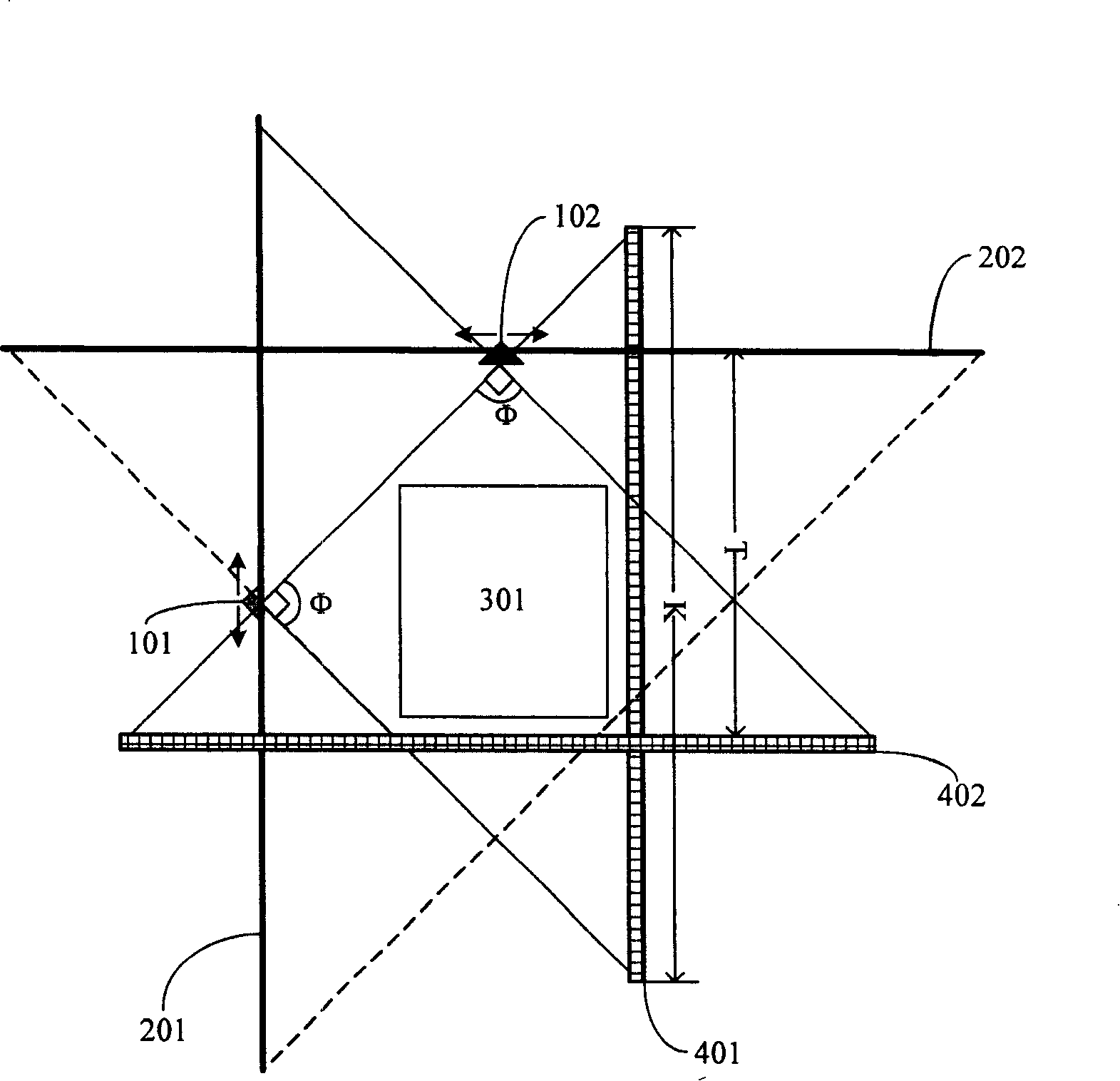 Double source three-dimensional image forming method and system