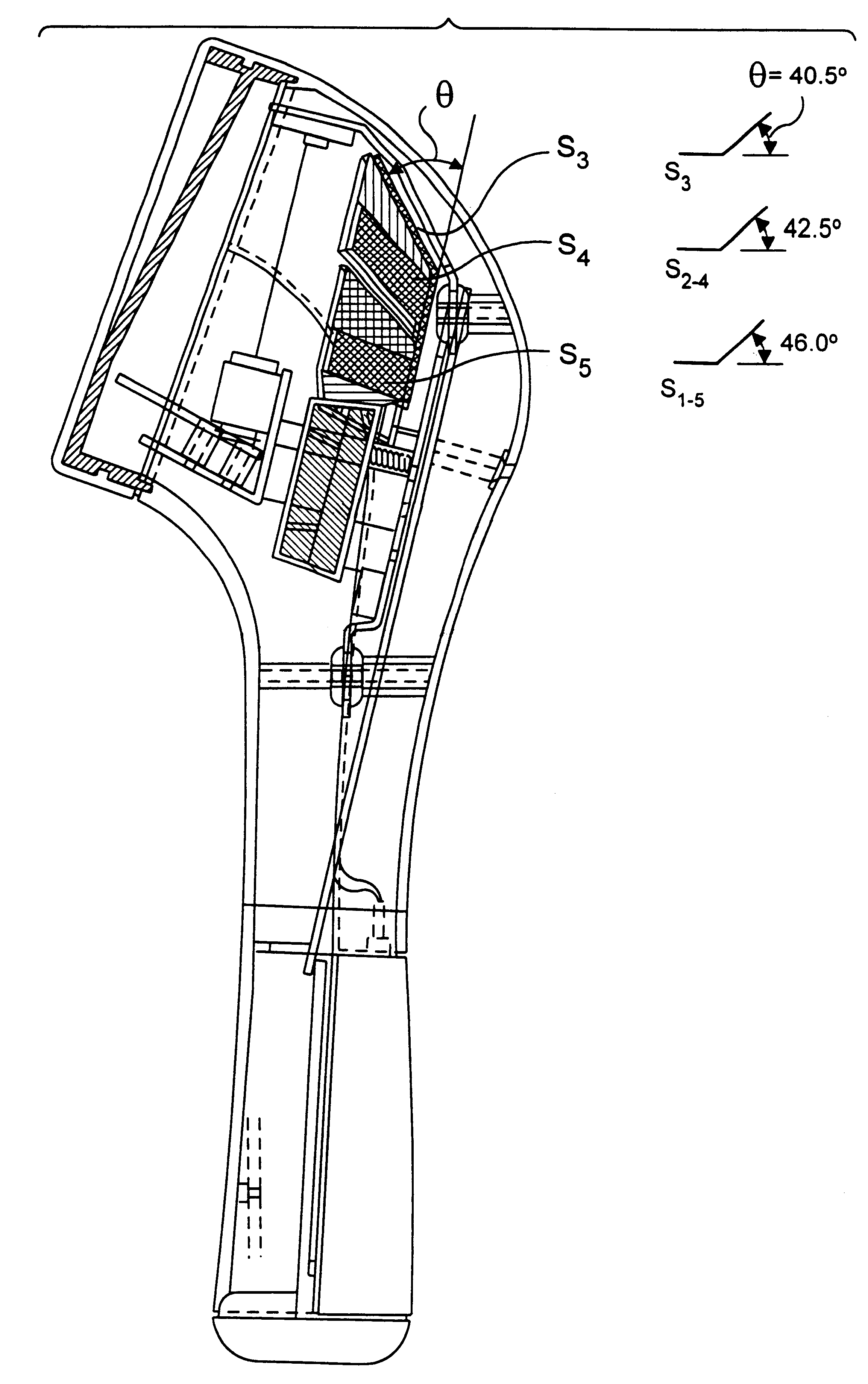 Bar code scanner with intuitive head aiming and collimated scan volume