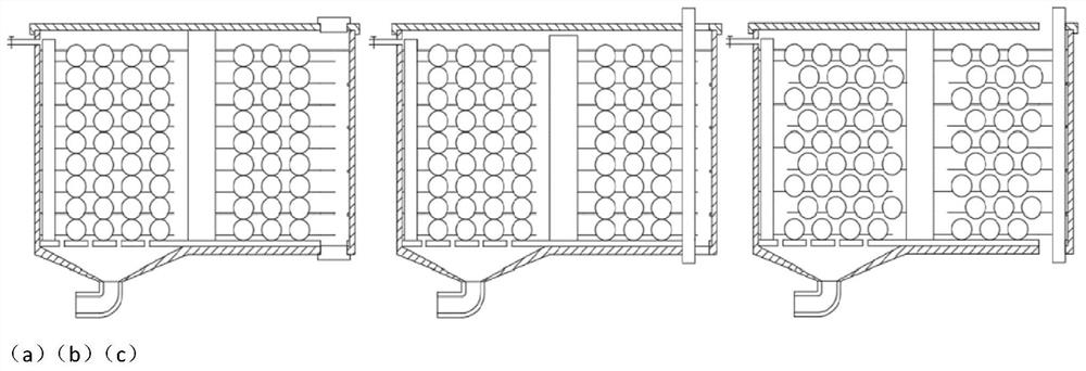 An electrostatic separator and cleaning method that can change the packing method
