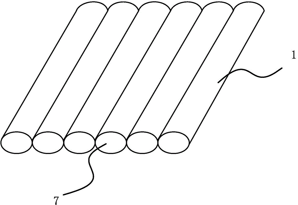 Side gas curtain and automobile safety device comprising same