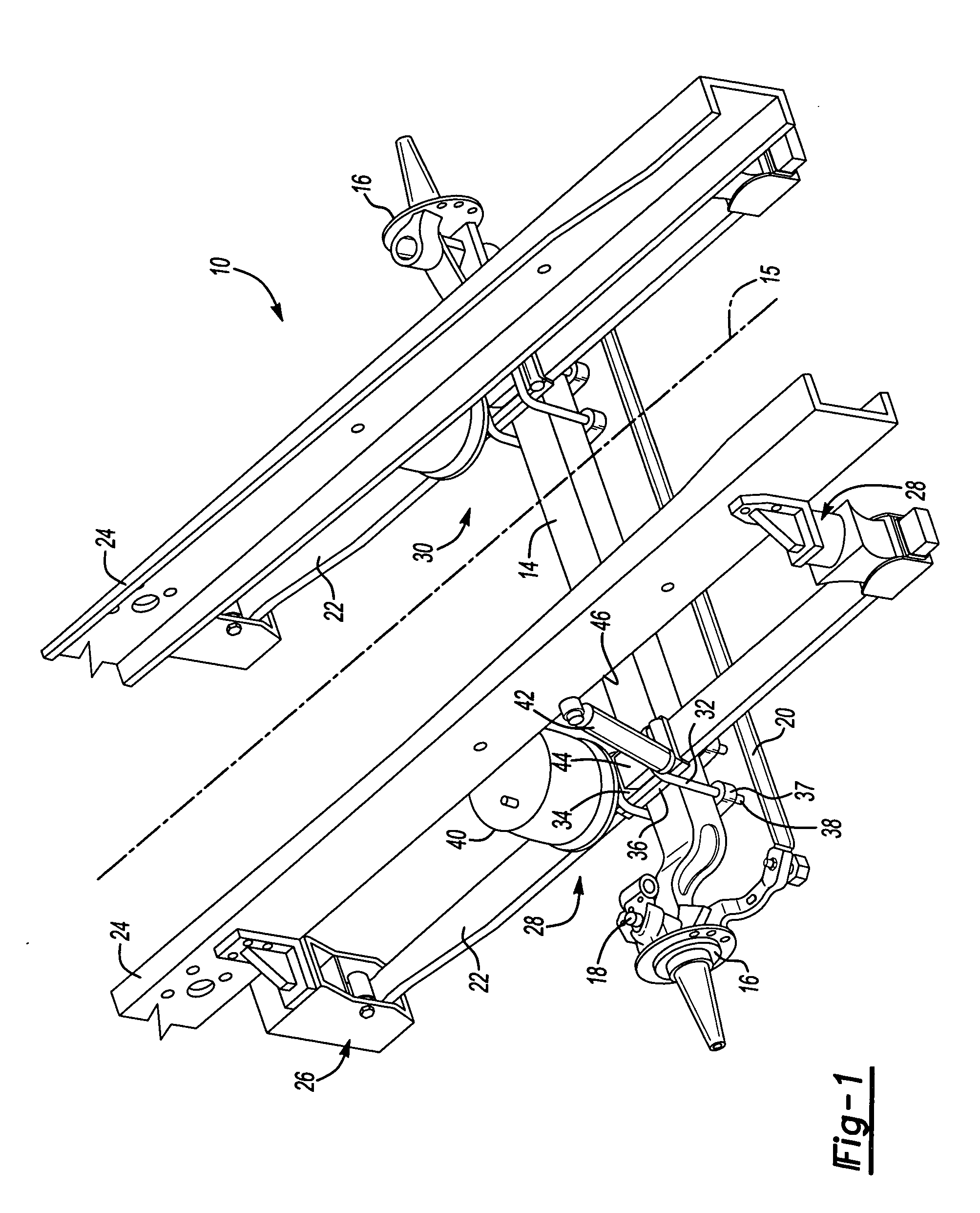 Composite leaf spring geometry with an interlocking interface