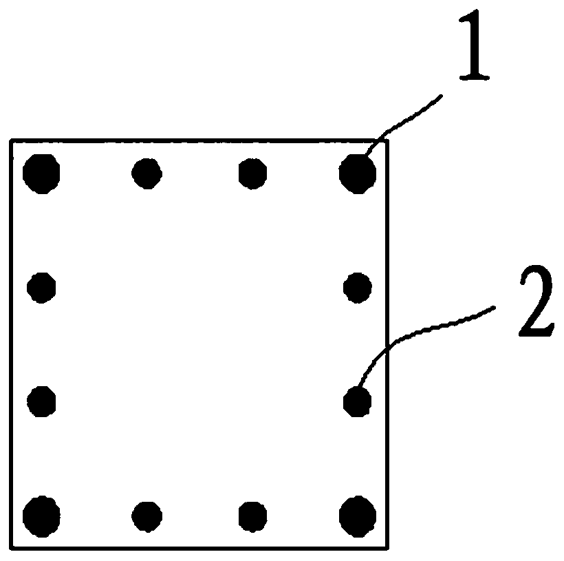 Seismic performance gradient pier stud and construction method thereof