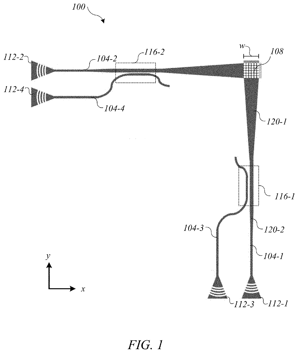 Multimode waveguide grating coupler