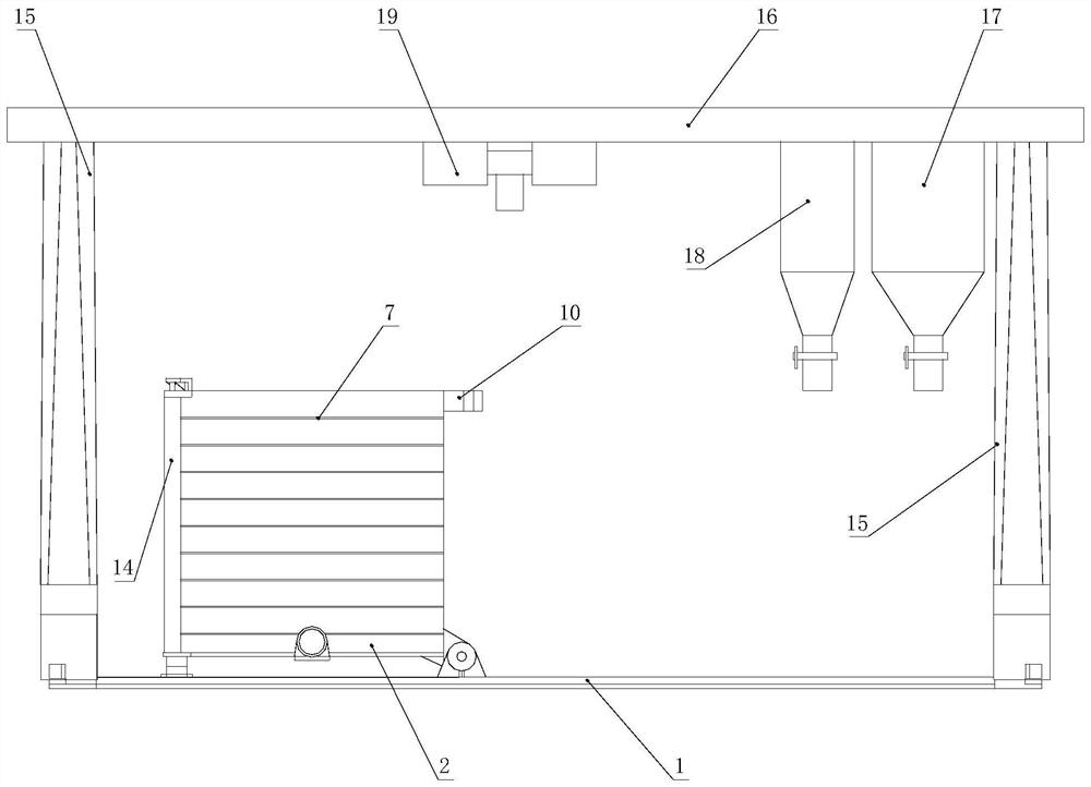 A device for degrading kitchen waste using black soldier flies