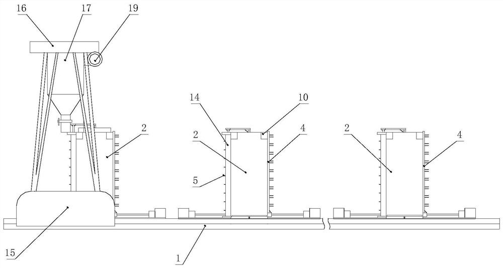 A device for degrading kitchen waste using black soldier flies