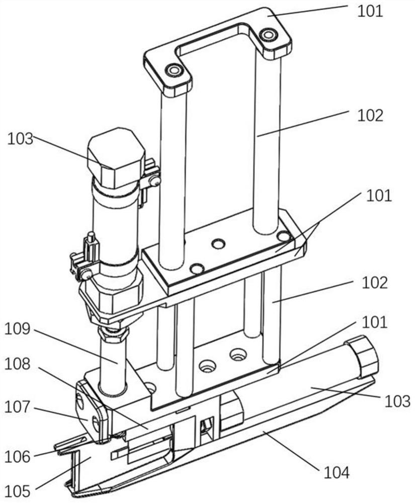 Automatic parachute cord penetrating device suitable for parachute