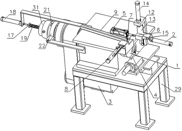 An oil bearing chamfering device