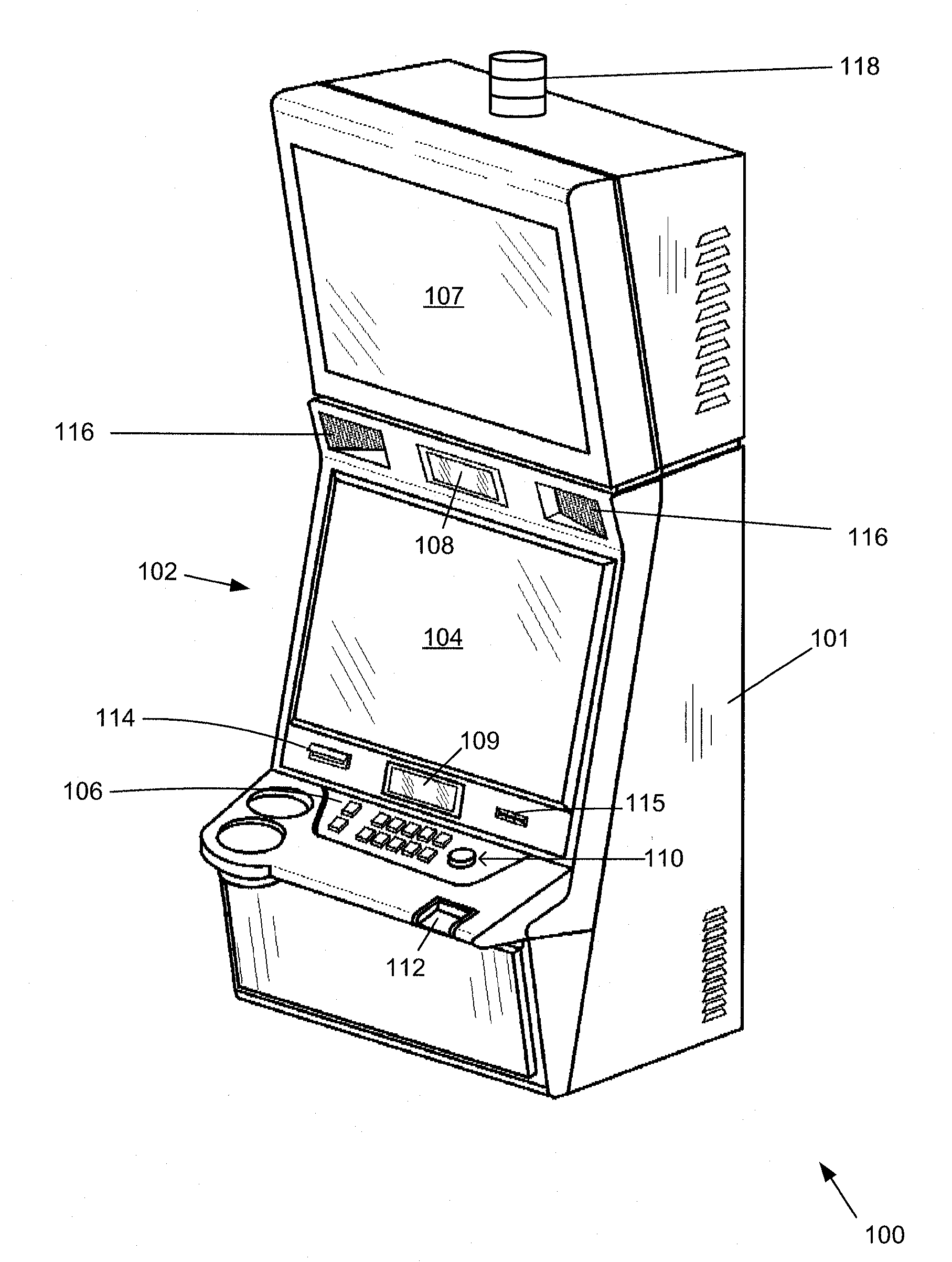 Method, apparatus, and program product for producing and applying a graphic simulation across multiple gaming machines