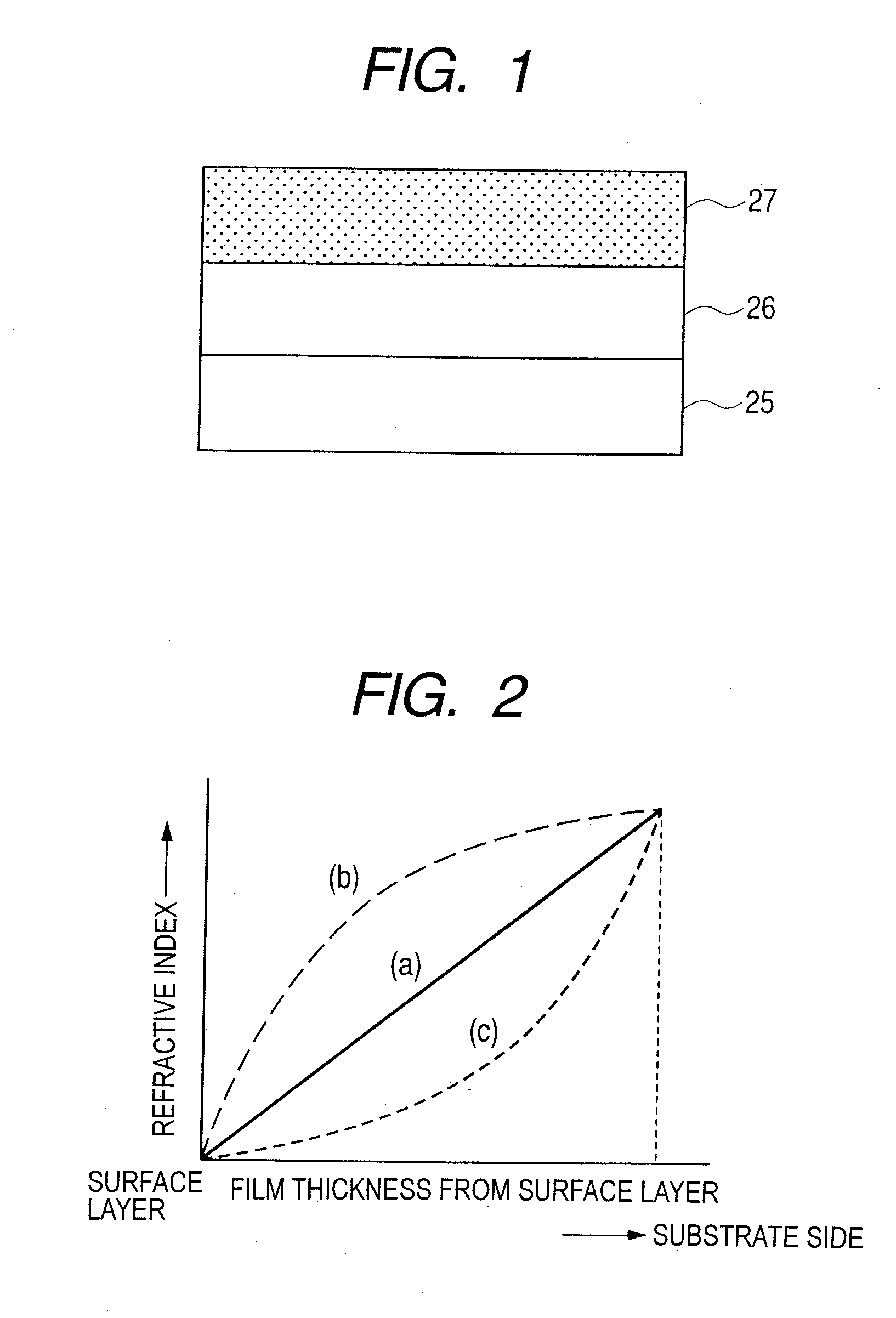 Optical member, optical system using the optical member, and method of manufacturing an optical member