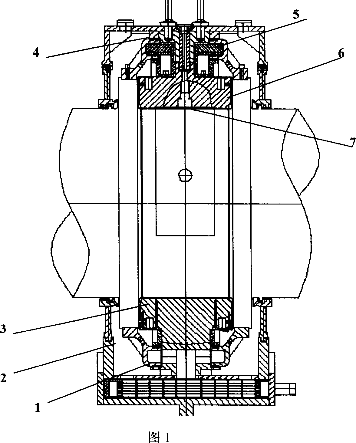 Large-sized sleeve bearing thrust-face reverse-lubricating and lubricating oil cooling method