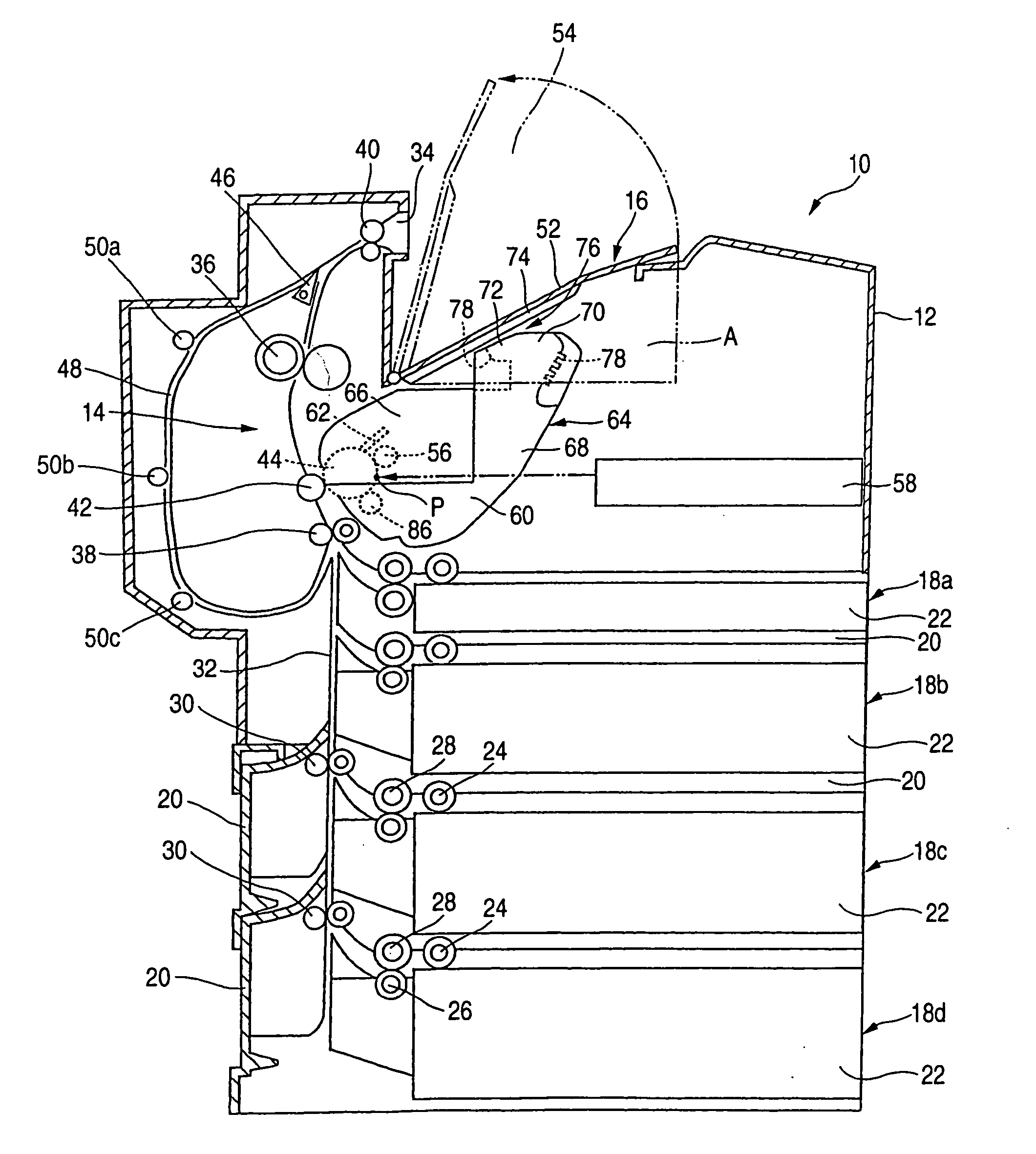 Image forming apparatus and process cartridge uses in the same