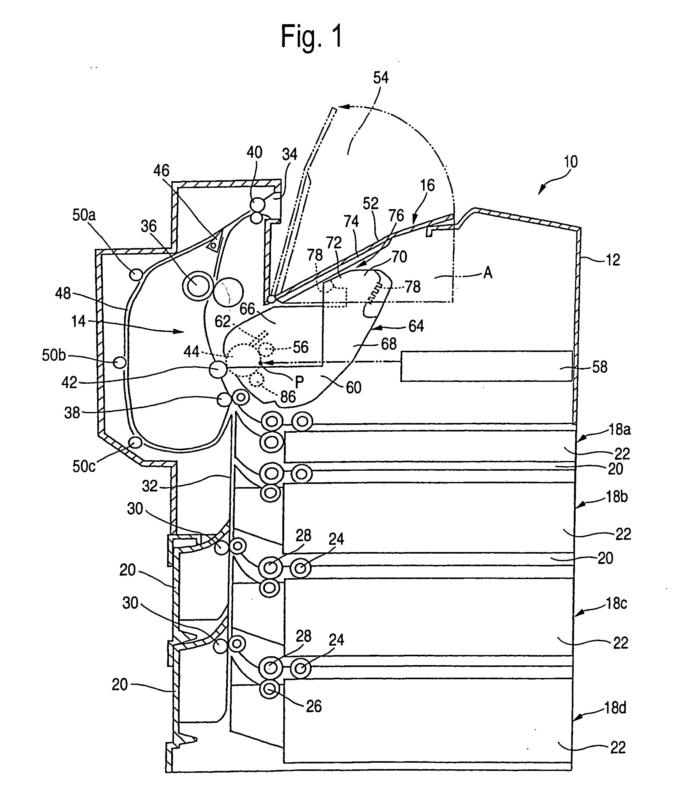 Image forming apparatus and process cartridge uses in the same