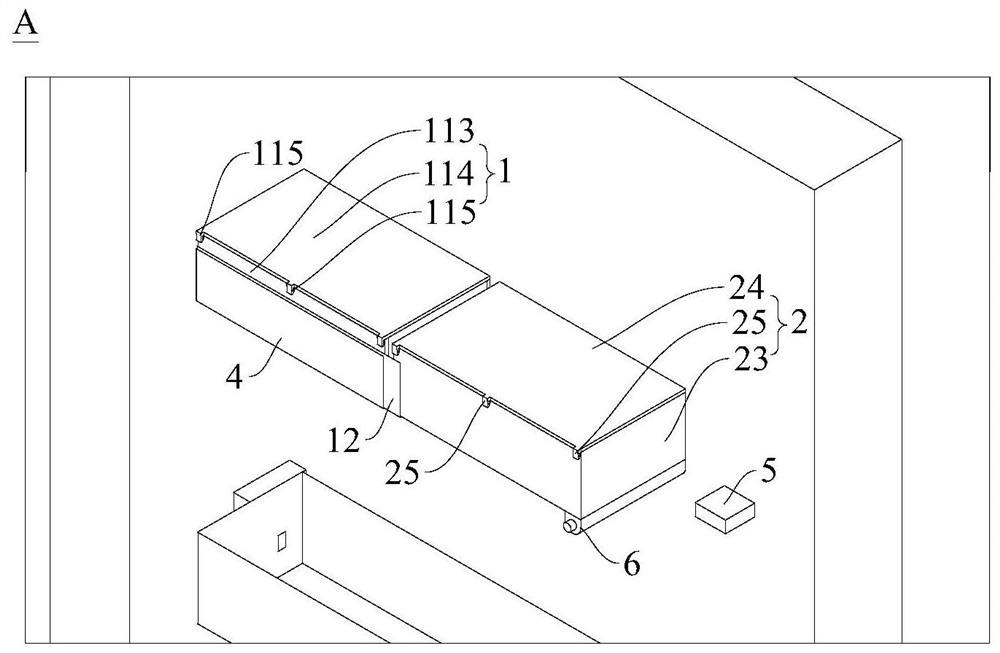 Bottle frame assembly and refrigerator with same