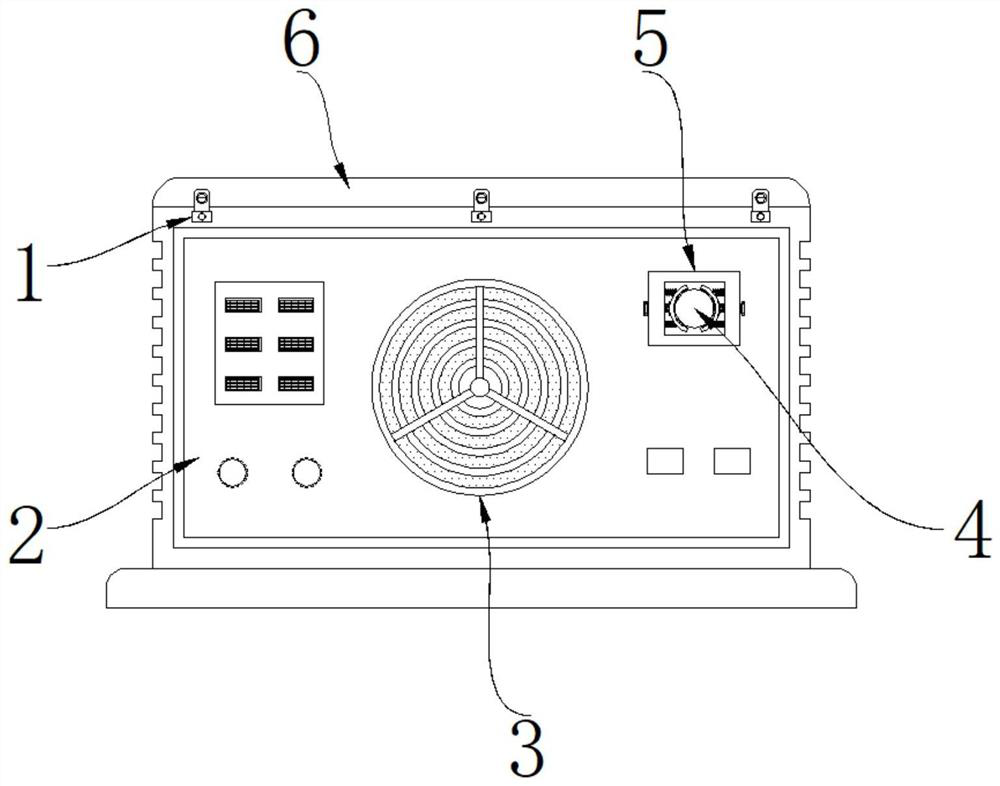 Inverter power supply device with anti-off-line structure