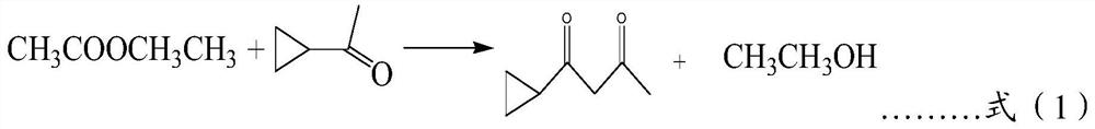 A kind of cyclopropionyl acetone and its synthetic method