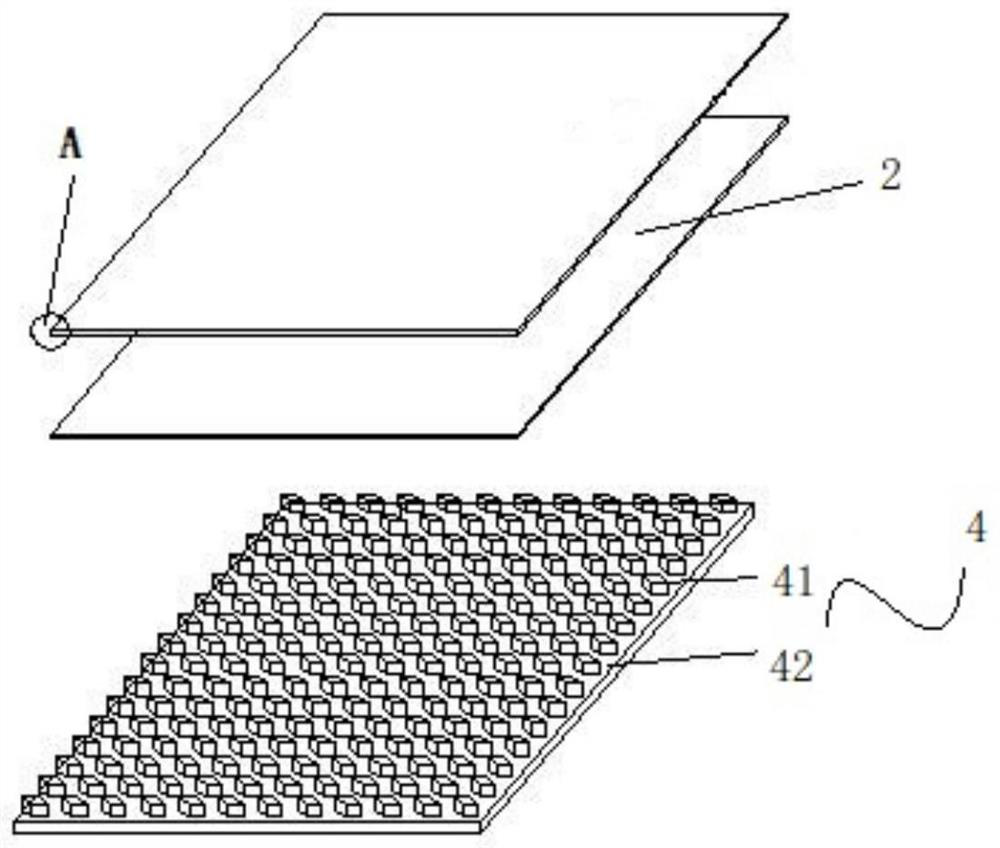 Film pasting method for LED module and display screen