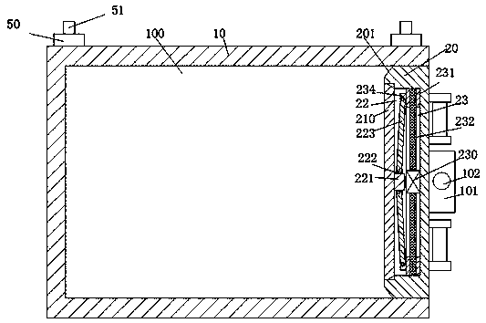 Novel hanging cabinet device for building construction