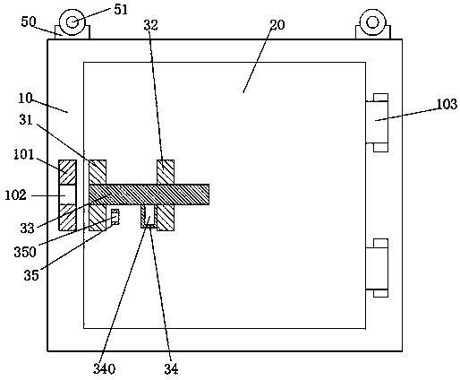 Novel hanging cabinet device for building construction