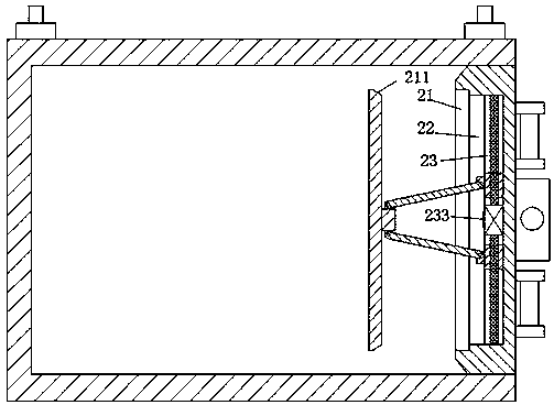 Novel hanging cabinet device for building construction