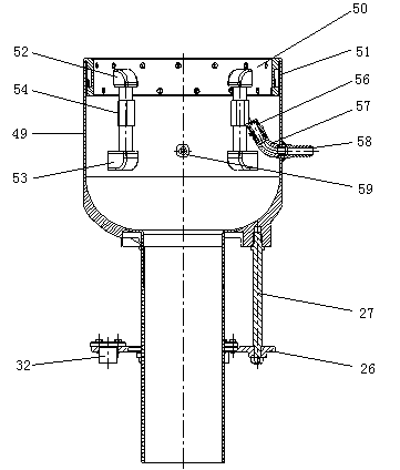 Excrement receiving device