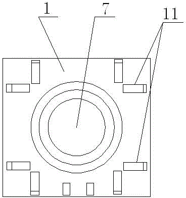 Device for precisely boring lug hole of hinge beam