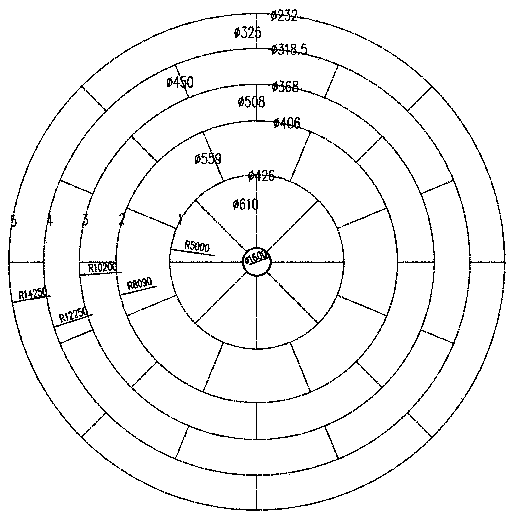 Large-diameter water storage tank with labyrinth type water distribution function and water distribution method for keeping thermocline stable